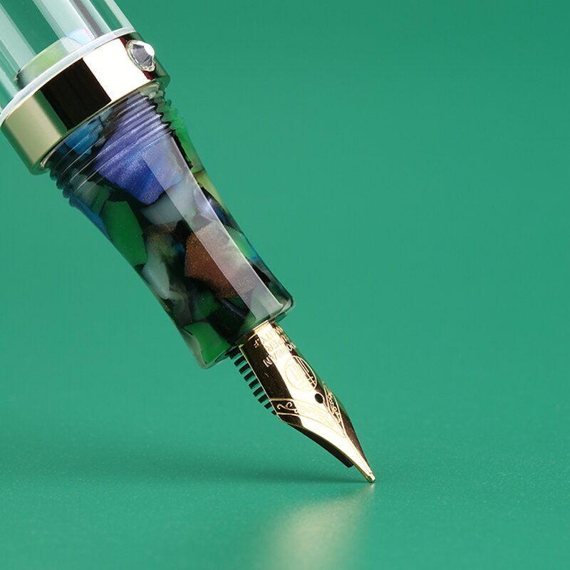 Resin Fountain Pen Manufacturer - MAJOHN-S5 Clear 0.5mm Business Writing