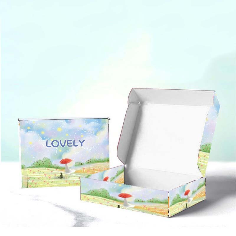 Mailer Box Factory - Competitive Price Marble Purple High Quality Cardboard Cosmetic