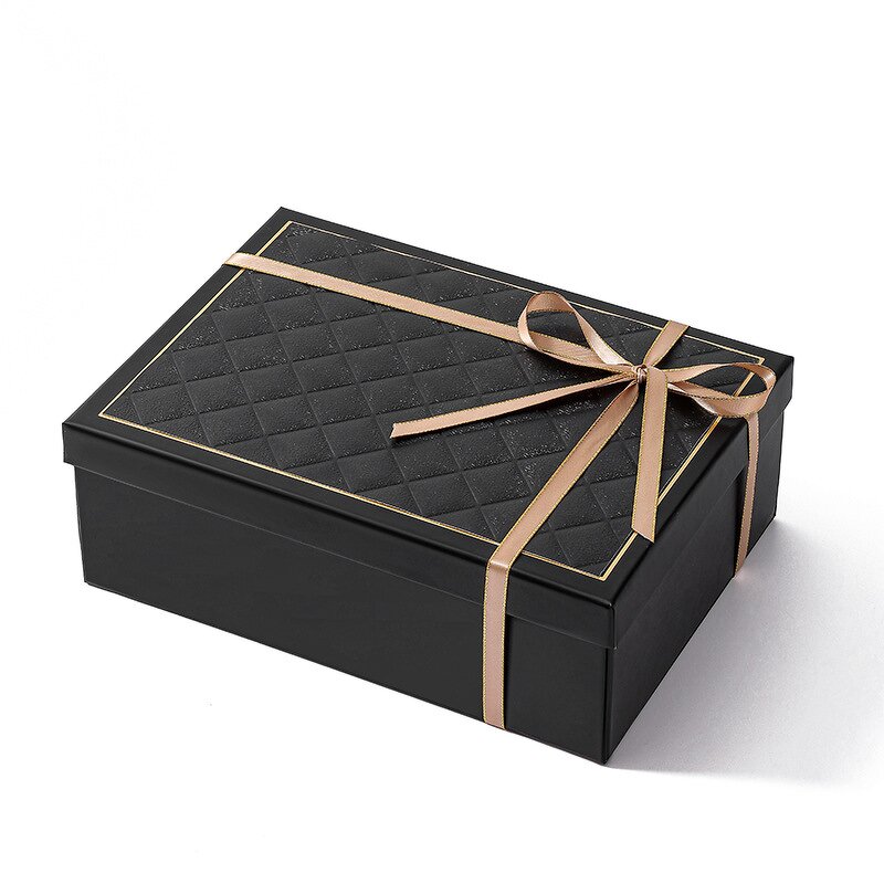Foldable Gift Box Factory - Wholesale Fresh Color Cardboard with Bow