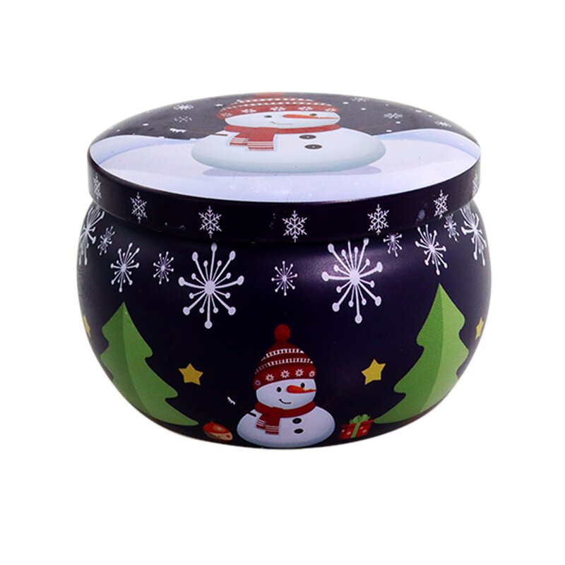 Cute Candle Jar Manufacturer - Tiny Creative Biscuit Christmas Chocolate Candy Tin