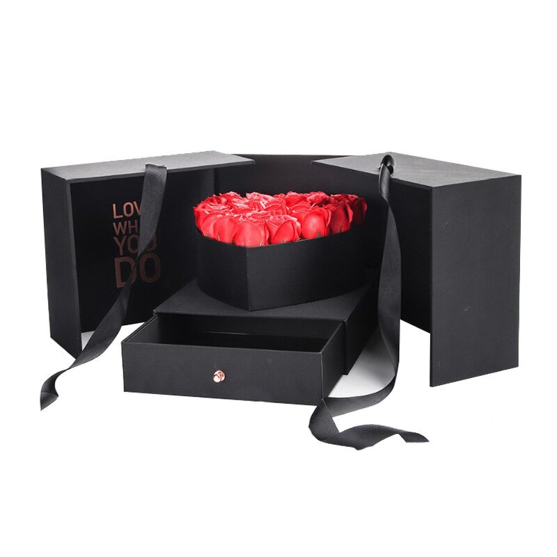 Gift Box Factory - Wholesale Square Birthday Lipstick Cosmetic Flower Box