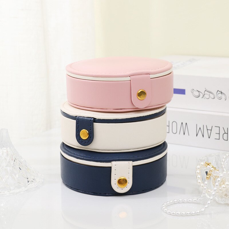 PU Leather Jewelry Box Manufacturer - New Creative Fashion Ring Earring Portable