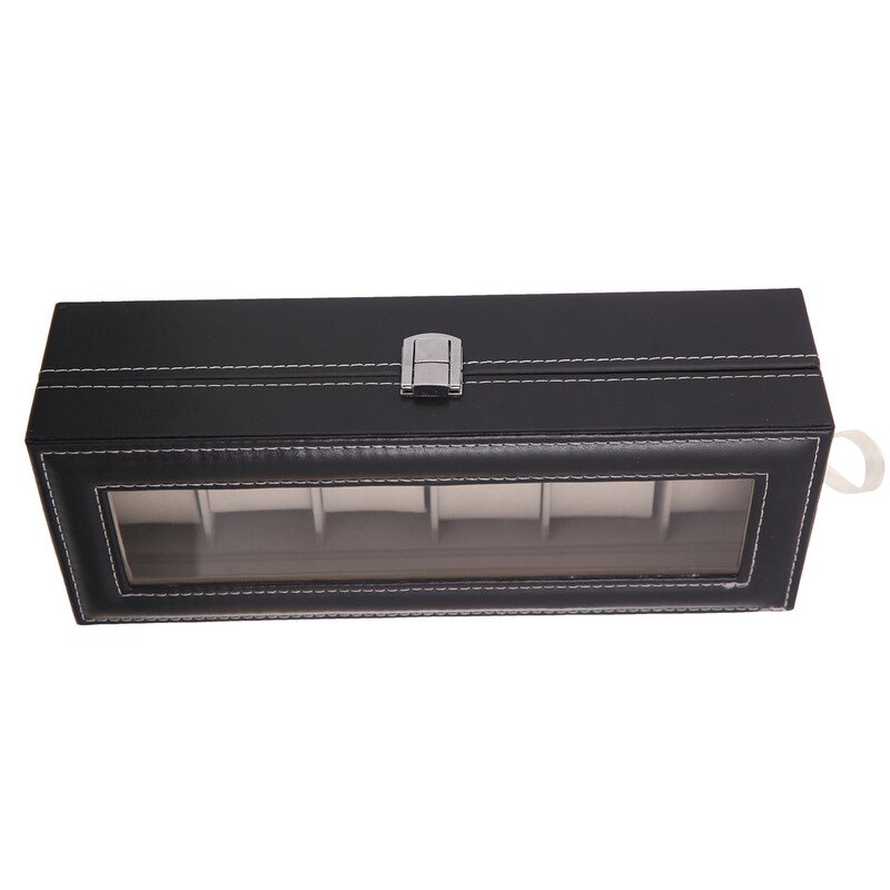 Watch Storage Box Factory - Hot Sale Luxury 6 Slot Waterproof Lock Closed