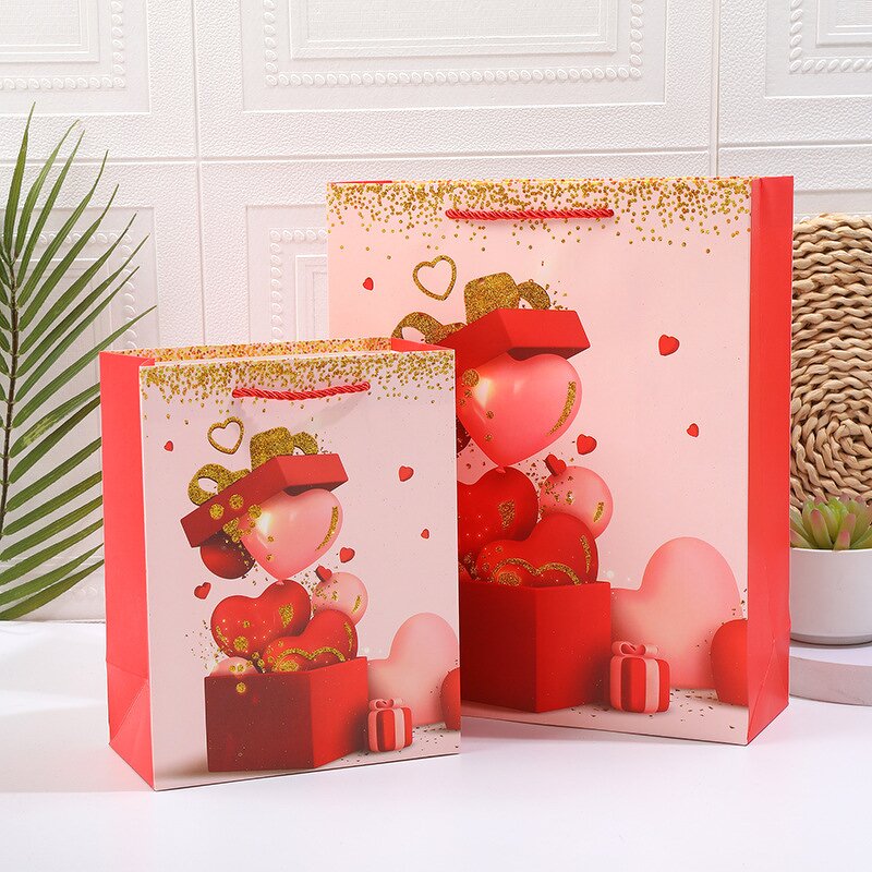 Valentine's Day Gift Bag Factory - Printing Holographic Grocery Thicken Shopping