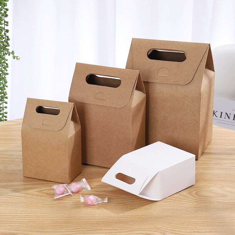 Pastry Box Factory - High Quality Kraft Paper Cardboard Portable Nougat Biscuit