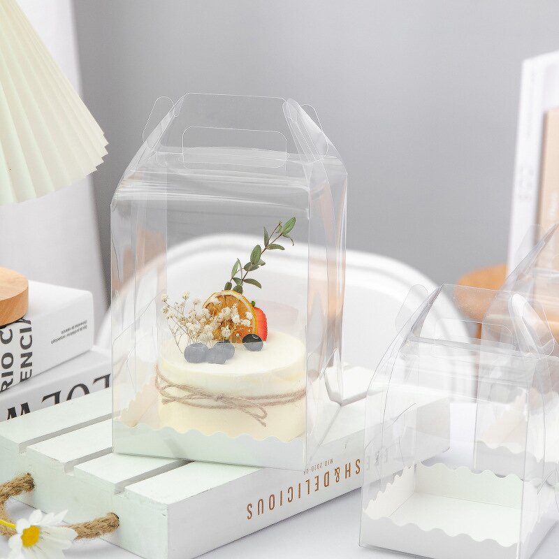 Baking Packaging Box Factory - Wholesale Portable Transparent Heightened Tall Birthday