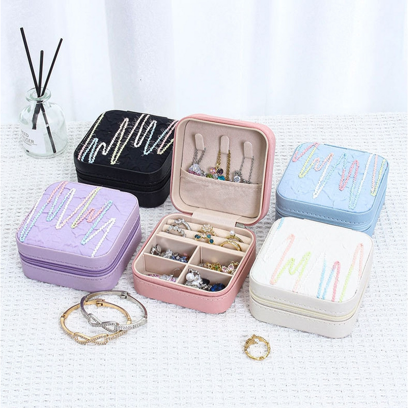 Travel Jewelry Storage Box Factory - Cute Girls Small Portable Modern Style