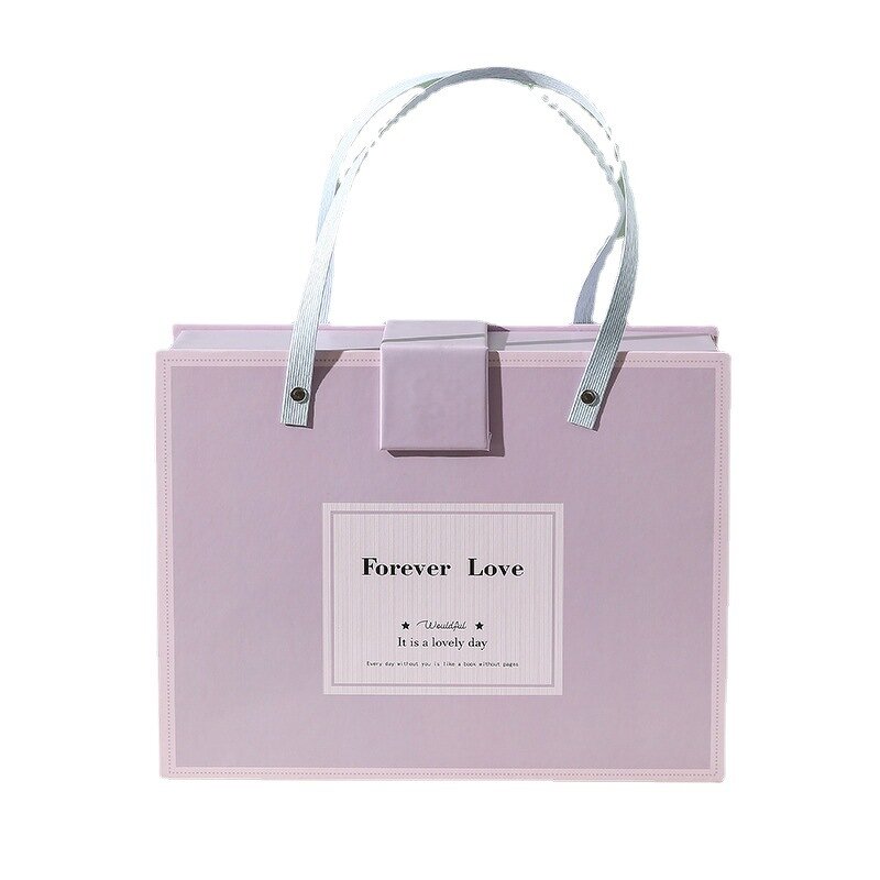 Hand-Held Packaging Box Factory - Large Birthday Exquisite Empty Cardboard with Handle