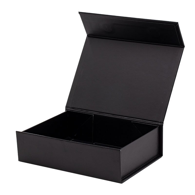 Gift Box Factory - Hot Sale Eco Friendly Flip Top Black Pink Foldable Magnetic