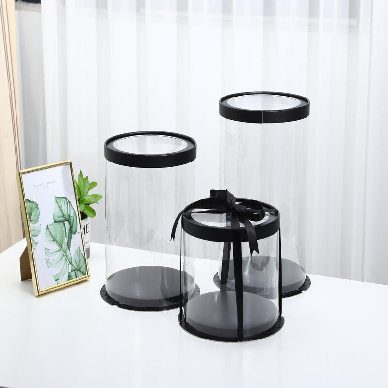 Food Box Factory - Wholesale Transparent Multi Size 6 8 12 Inch Round Cake