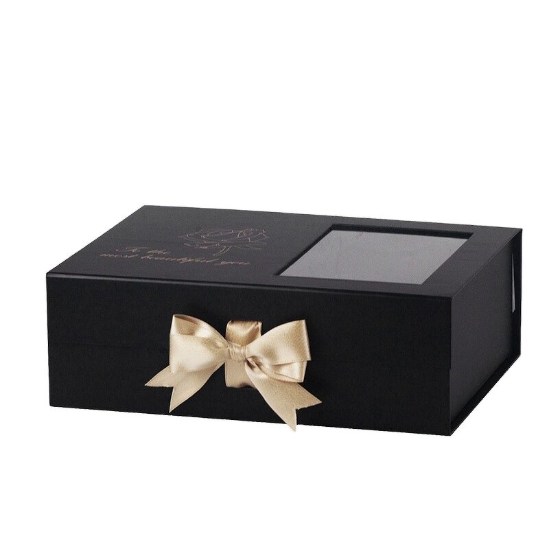 Custom Paper Box Manufacturer - Luxury Chocolate Cardboard Foldable Ribbon