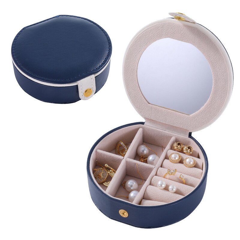 PU Leather Jewelry Box Manufacturer - New Creative Fashion Ring Earring Portable