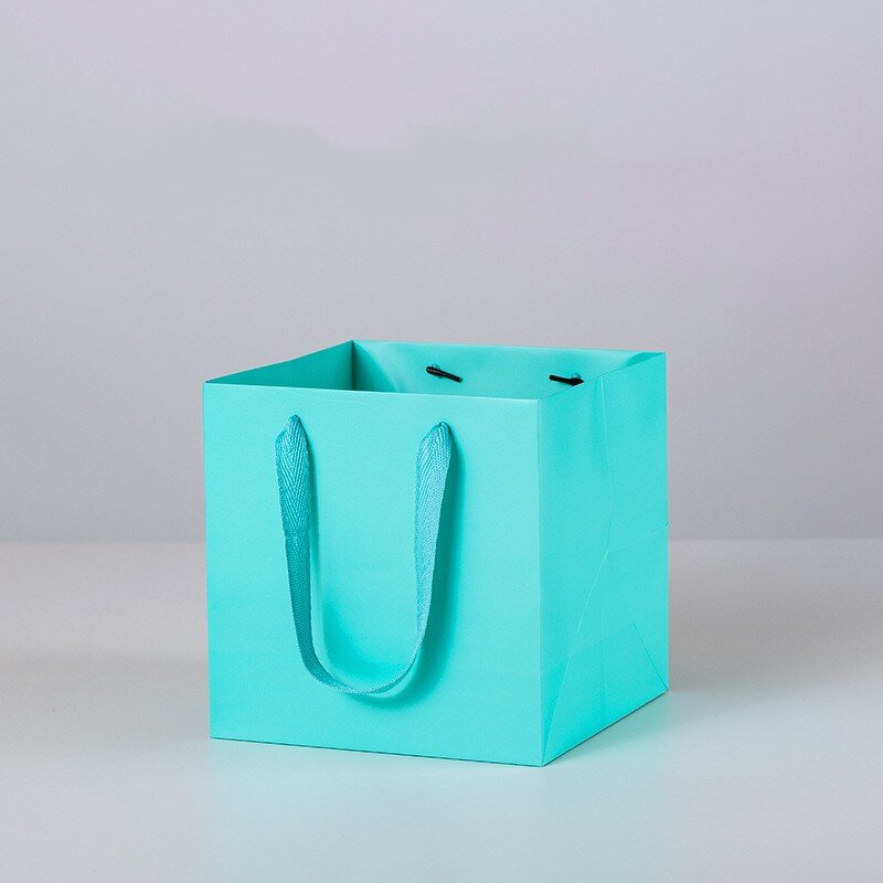 Paper Bag Factory - Hot Sale Square Takeaway Food Baking Bouquet for Flower Shop