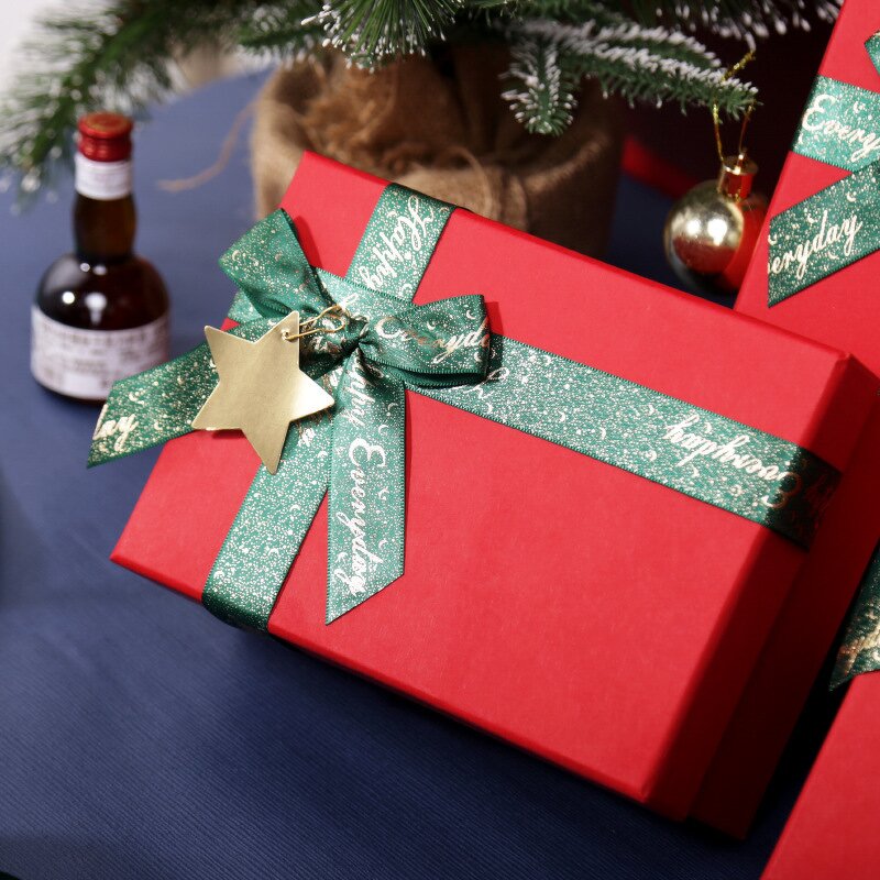 Paper Box Manufacturer - 2024 Cheap Chocolate Mug Red Green Ribbon Gift