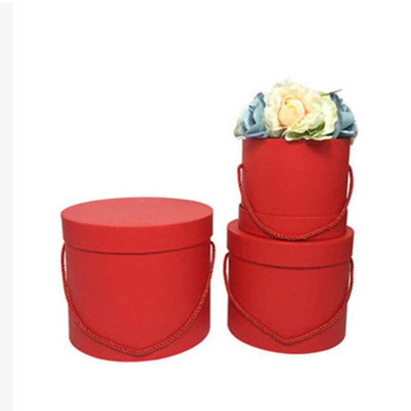 Gift Box Factory - New Hug Bucket Round 3 Pieces Set Soap Candy Cardboard