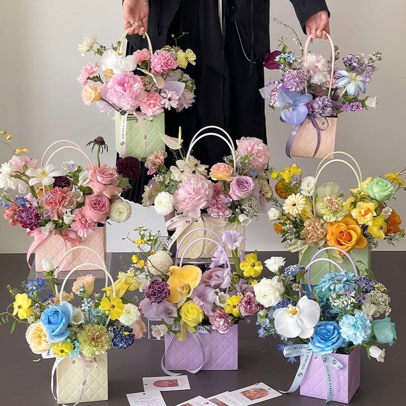 Tote Bag Manufacturer - 2024 New Flower Packaging Valentine's Day Bouquet