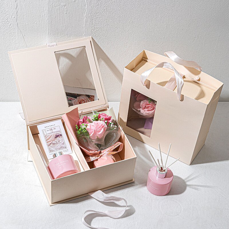 Packaging Box Manufacturer - Hot Sale Aromatherapy Perfume Flowers Birthday Valentine's Day