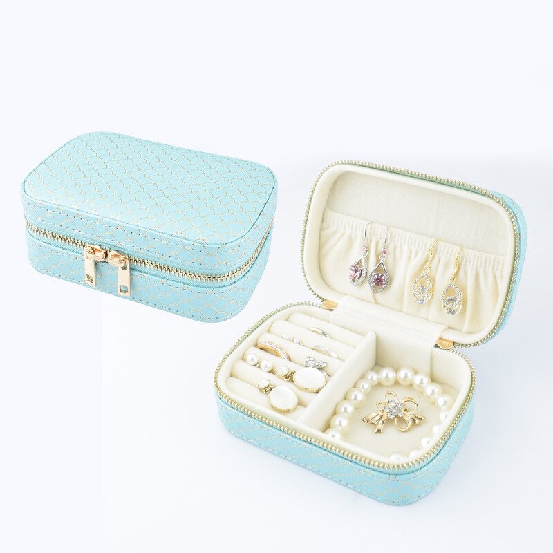 Travel Jewelry Storage Box Manufacturer - 2025 New Mini PU Leather with Zipper