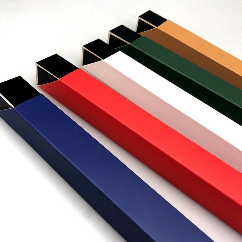 Gift Paper Tube Manufacturer - New Luxury Square Cardboard White Black Incense Box