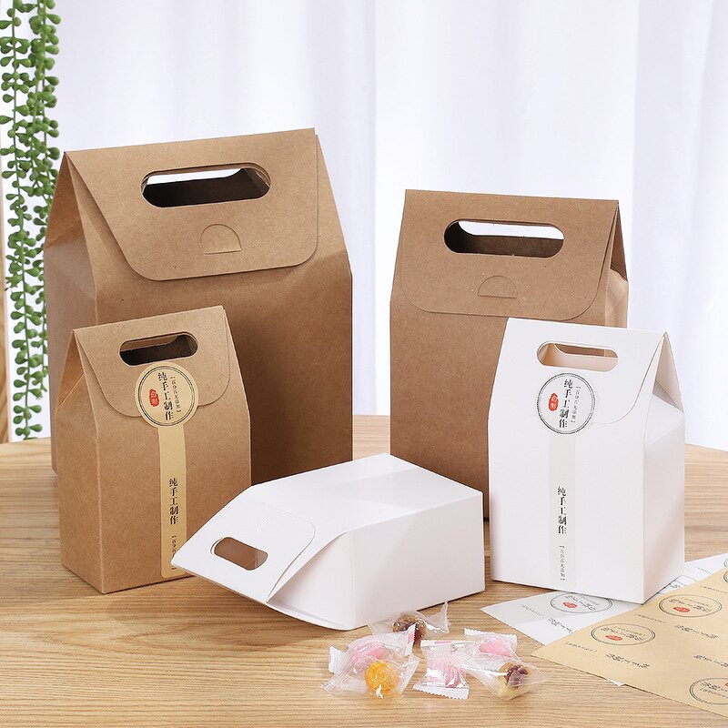 Pastry Box Factory - High Quality Kraft Paper Cardboard Portable Nougat Biscuit