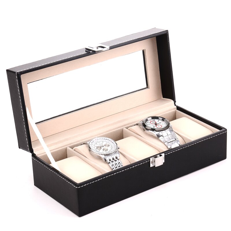 Watch Display Box Manufacturer - Hot Sale PU Leather 2 5 6 10 12 24 Slot