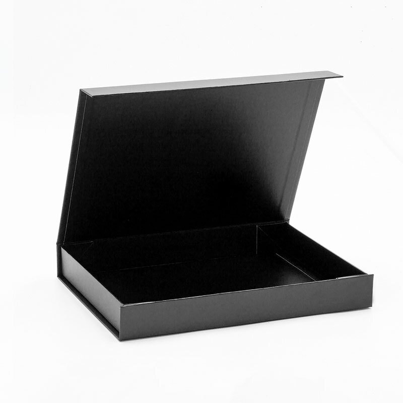 Custom Foldable Box Factory - Magnetic Black White Gold Christmas Socks Candle