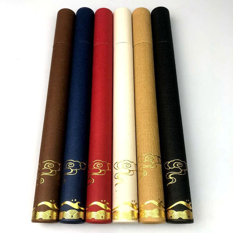 Incense Box Factory - New Arrival Cylinder Kraft Paper Empty for Aromatherapy