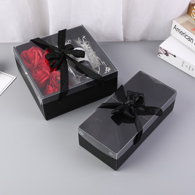 Gift Box Manufacturer - 2024 New Square Portable Preserved Flower Packaging