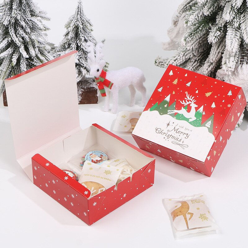 Christmas Packaging Box Manufacturer - Candy Biscuit Egg Tart Pastry Disposable Dessert