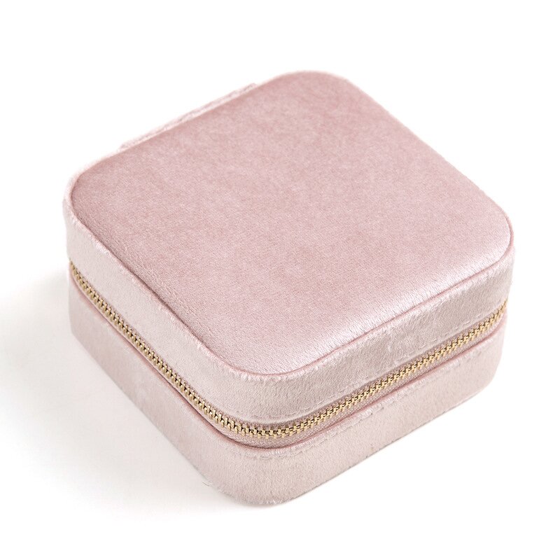 Jewelry Box Factory - Wholesale Mini Velvet Earring Necklace Travel Case