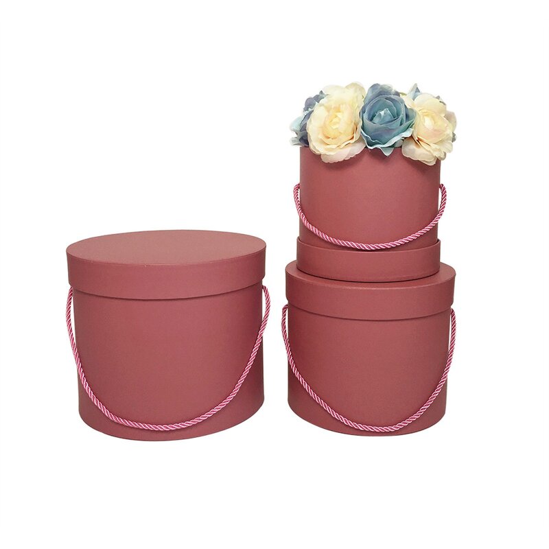 Gift Box Factory - New Hug Bucket Round 3 Pieces Set Soap Candy Cardboard