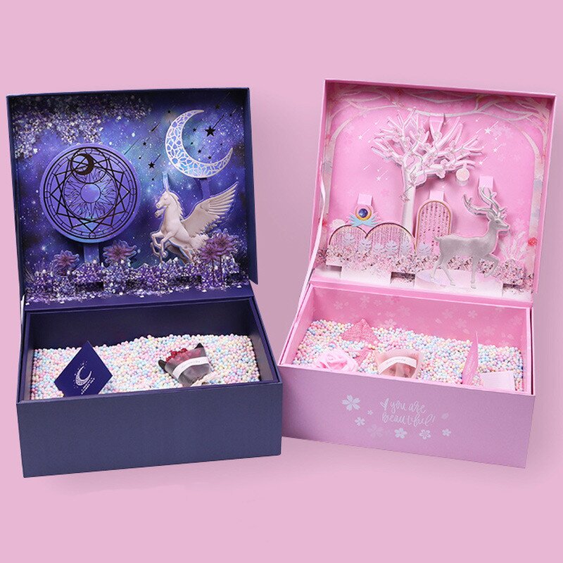 Creative Gift Box Manufacturer - Valentine's Day Cardboard Three-Dimensional Birthday