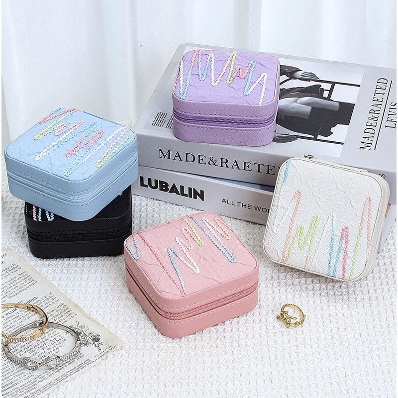Travel Jewelry Storage Box Factory - Cute Girls Small Portable Modern Style