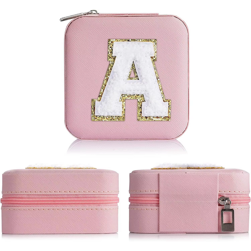 Jewellery Box Manufacturer - Novel Portable Travel Fashion Square Creative Letter