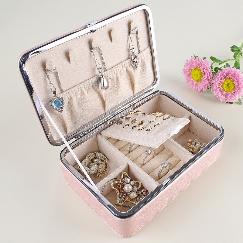 PU Leather Jewelry Case Factory - Wholesale Multifunctional Rectangle with Snap