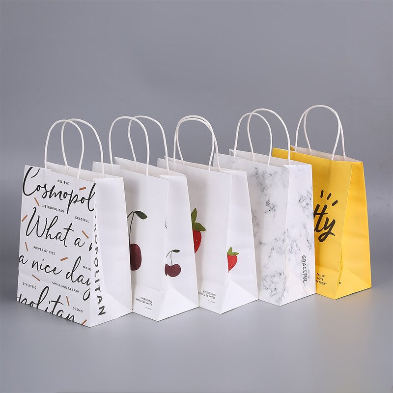 Kraft Paper Bag Factory - Wholesale Takeaway Shopping Bag Large Multiple Color Tote
