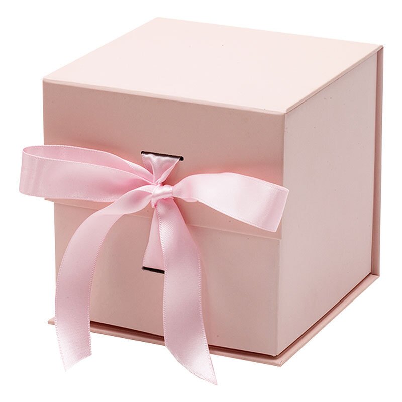 Paper Box Factory - Recommended Cube Square Birthday Wedding Candy White
