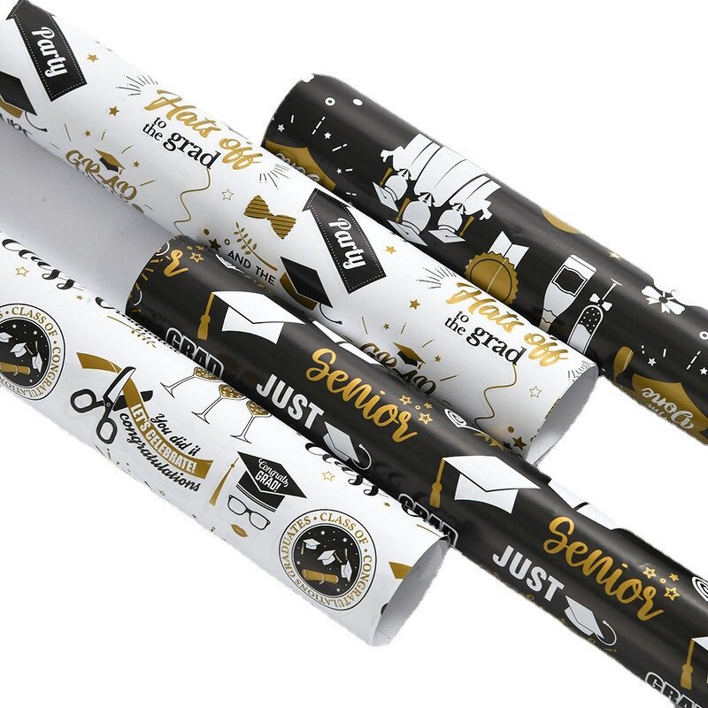 Gift Wrapping Paper Factory - Handmade DIY Snacks Flower Bouquet Graduation Season