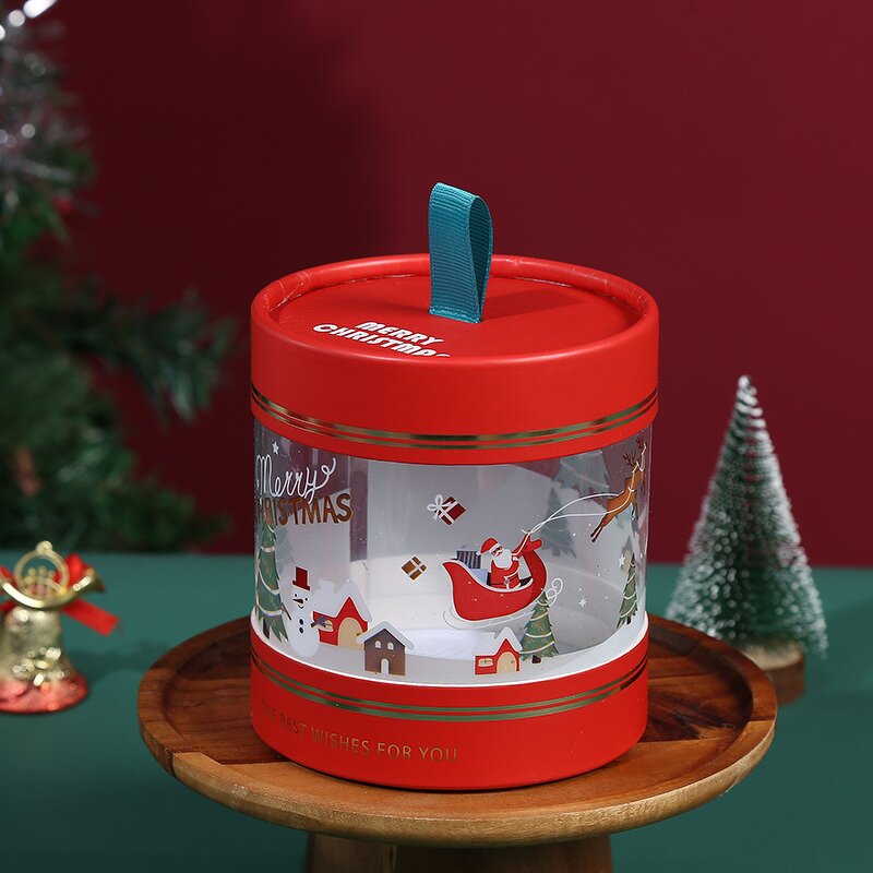 Gift Box Manufacturer - Wholesale Eco Friendly Cardboard PVC Clear Window Cylinder