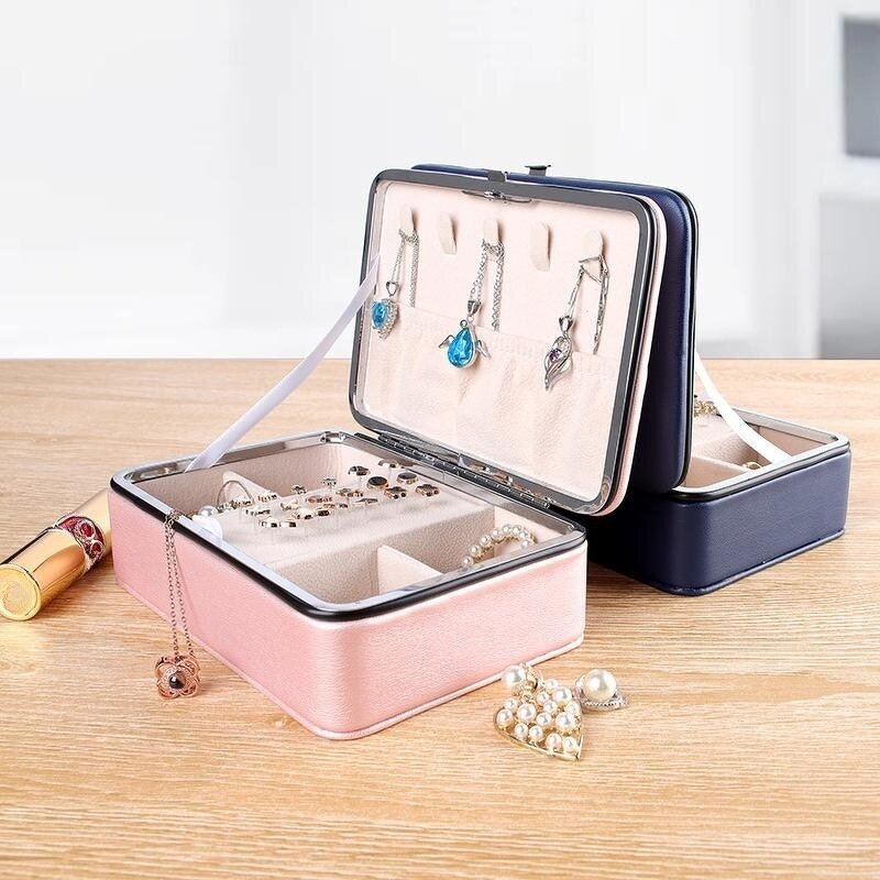 PU Leather Jewelry Case Factory - Wholesale Multifunctional Rectangle with Snap