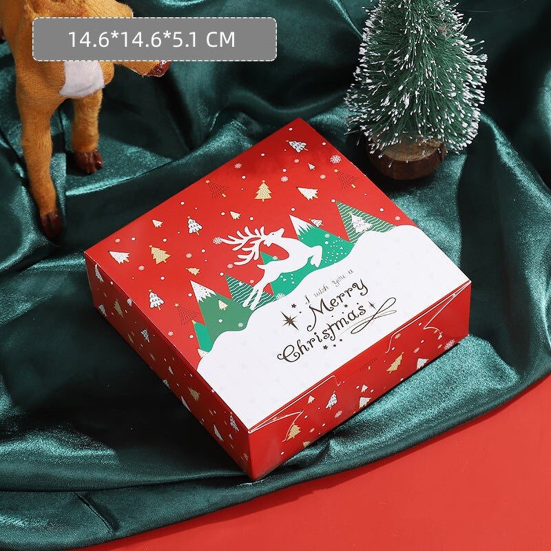 Christmas Packaging Box Manufacturer - Candy Biscuit Egg Tart Pastry Disposable Dessert