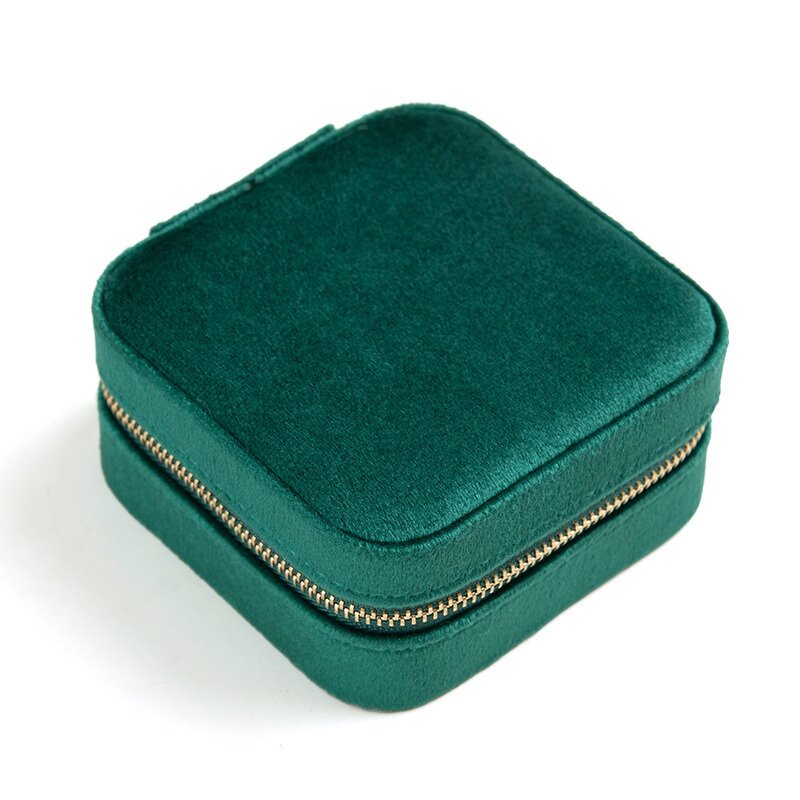 Jewelry Box Factory - Wholesale Mini Velvet Earring Necklace Travel Case