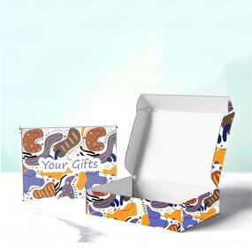 Mailer Box Factory - Competitive Price Marble Purple High Quality Cardboard Cosmetic