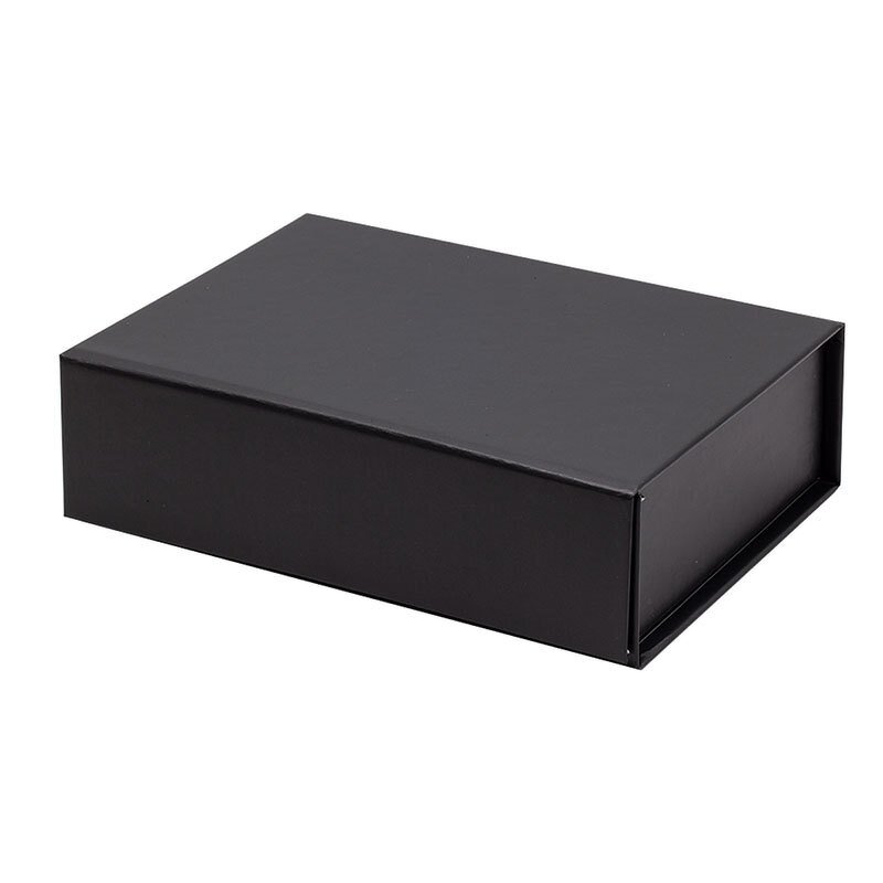 Gift Box Factory - Hot Sale Eco Friendly Flip Top Black Pink Foldable Magnetic