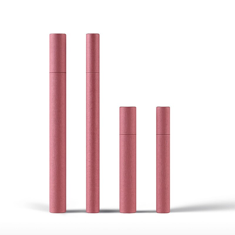 Incense Box Manufacturer - New Design Empty Kraft Paperboard Cylinder Tree Grain