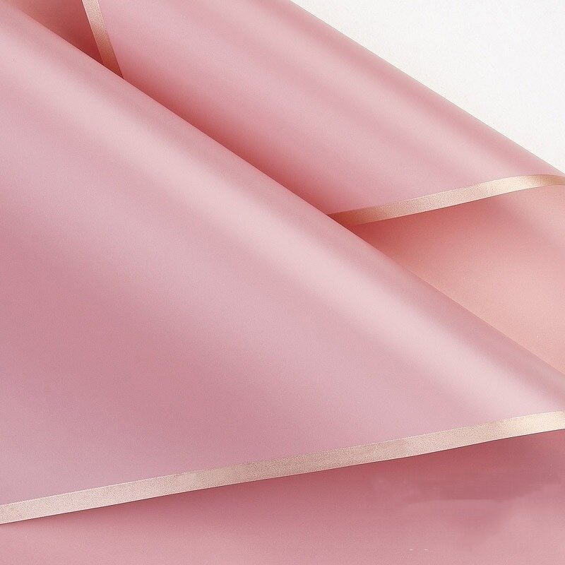 Flower Wrapping Paper Manufacturer - Wholesale High-End Gold Edge for Valentine's Day