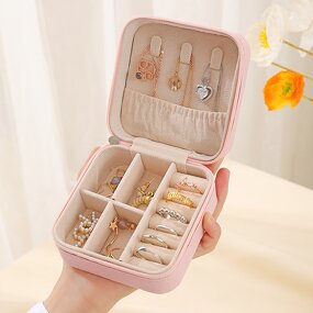Travel Jewelry Box Manufacturer - 2025 New Portable PU Leather Organizer