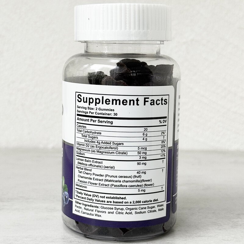 Vitamin Gummies Manufacturer - Free Samples Bear Shape Focus Sleep