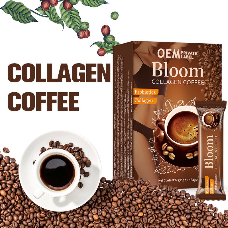 Halal Slim Collagen Coffee Factory - Private Label Glutathione Instant for Women
