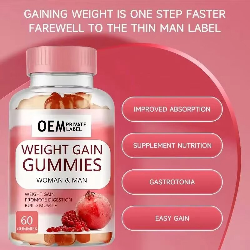 Weight Gain Supplement Gummies Factory - Private Label Fast Effective Appetite